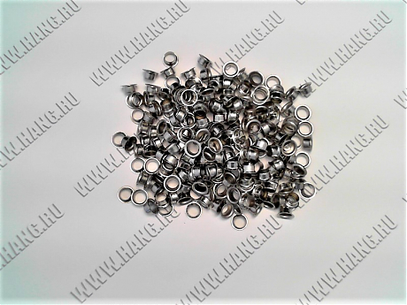 Колечки металл.D6 Silver (уп-1000шт)