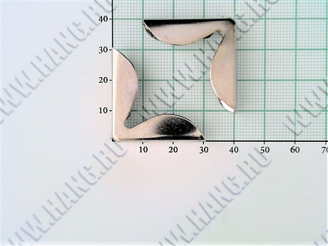 Уголки металл.Silver PH30 (уп-100шт)
