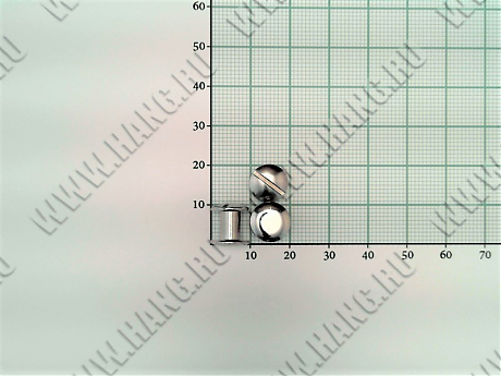 Болты металл.Silver 7мм (уп-100шт)