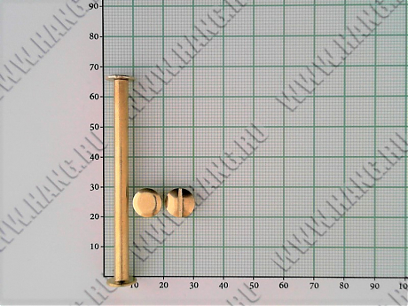 Болты металл.Gold 65мм (уп-100шт)