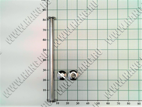 Болты металл.Silver 80мм (уп-100шт)