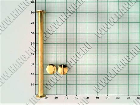 Болты металл.Gold 80мм (уп-100шт)